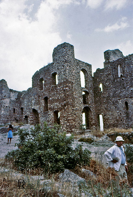 Bild: Palastruine in Mistras / Griechenland (Fotografie,1985)